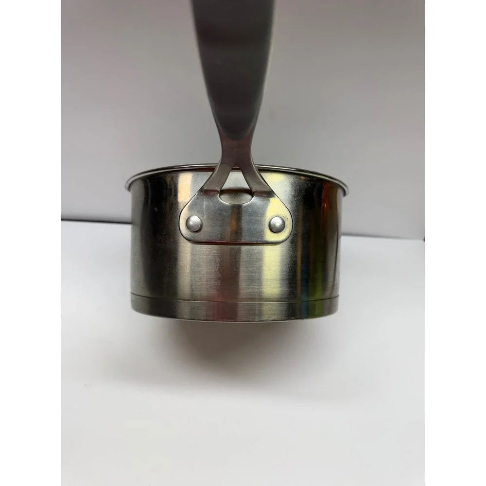 David Burke 2.5 Quart Stainless Steel Saucepan with Straining Lid and Pour Spout